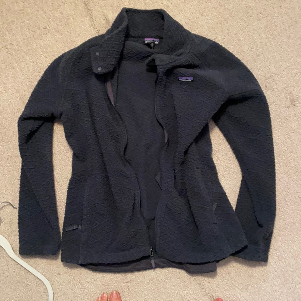 Patagonia diamond fleece zip up